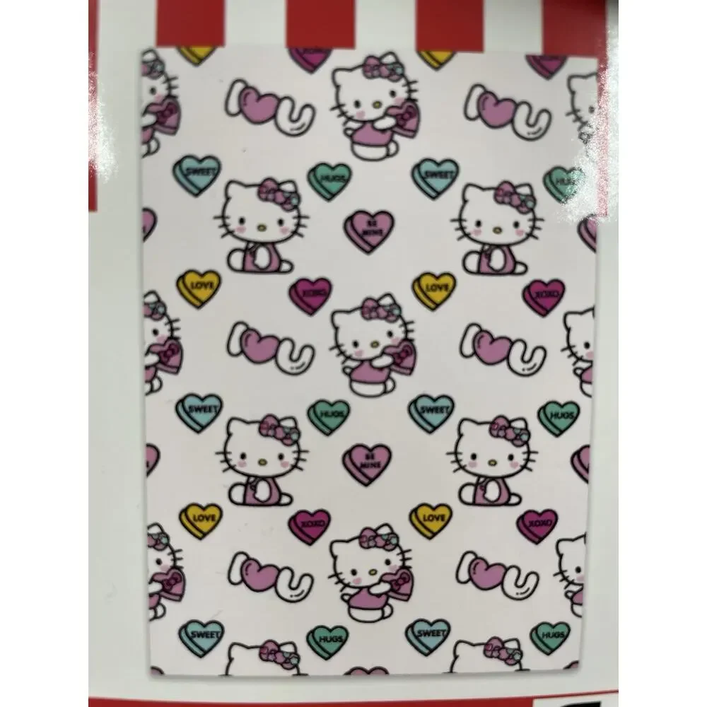 Hello Kitty Conversation Hearts Valentines Plush Throw Blanket 50x70